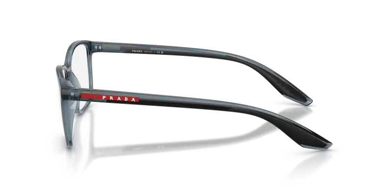Prada Linea Rossa Uomo PS 07RV CZH1O1 Montature da vista Iniettato Blu Trasparente Pillow Normale miniatura 3