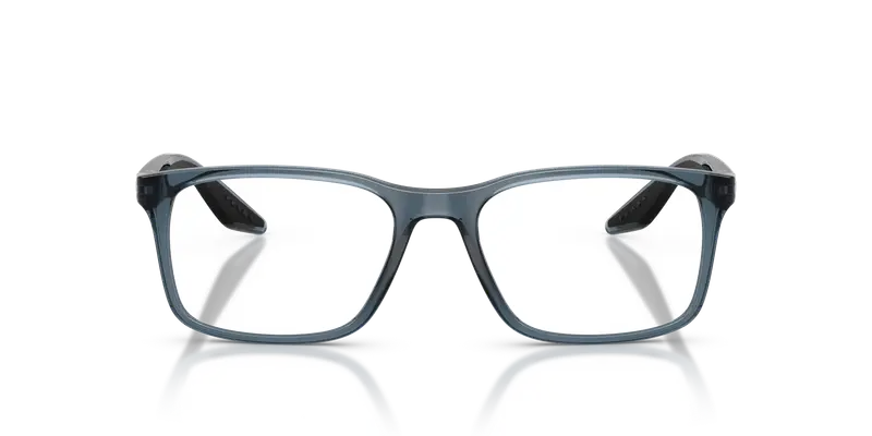 Prada Linea Rossa Uomo PS 08RV CZH1O1 Montature da vista Iniettato Blu Trasparente Pillow Normale miniatura 2