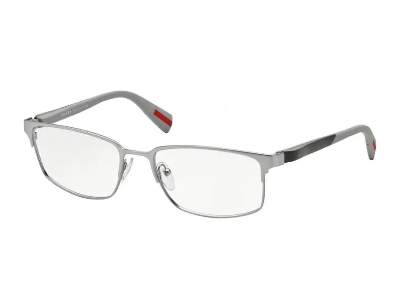 Prada Linea Rossa Uomo PS 50FV NETEX TIH1O1 Montature da vista outlet Metallo Grigio  Squadrata