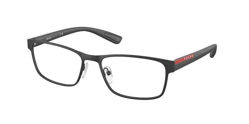 Prada Linea Rossa Uomo PS 50GV LIFESTYLE DG01O1 Montature da vista Metallo Nero  Squadrata