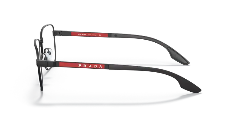 Prada Linea Rossa Uomo PS 50OV DG01O1 Montature da vista Metallo Nero Squadrata miniatura 3