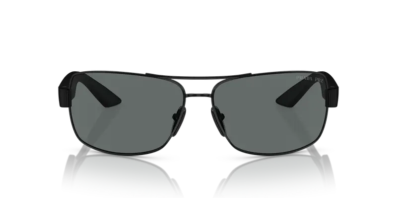 Prada Linea Rossa Occhiali da sole Uomo Grigio 858493 miniatura 2