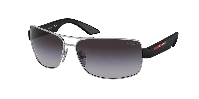Prada Linea Rossa Occhiali da sole Uomo Grigio 858494