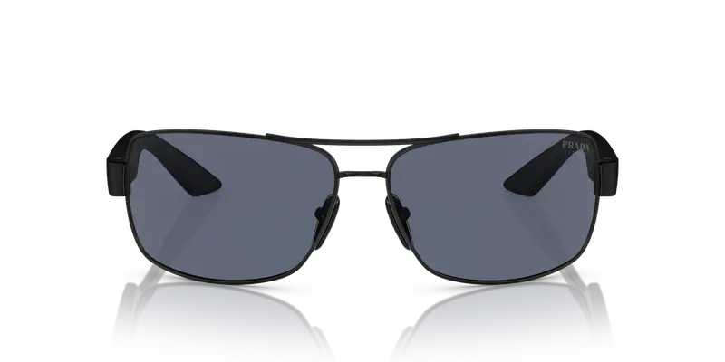 Prada Linea Rossa Occhiali da sole Uomo Blu 858495 miniatura 2