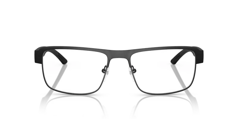 Prada Linea Rossa Uomo PS 51RV 07F1O1 Montature da vista Metallo Nero Trasparente Squadrata Normale miniatura 2