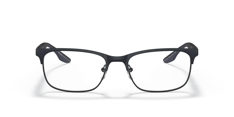 Prada Linea Rossa Uomo PS 52NV 07P1O1 Montature da vista Metallo Blu Squadrata miniatura 2