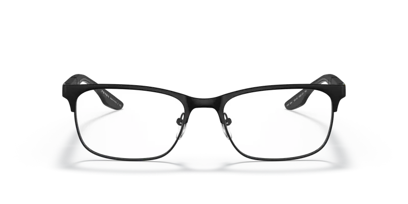 Prada Linea Rossa Uomo PS 52NV DG01O1 Montature da vista Metallo Nero Squadrata miniatura 2