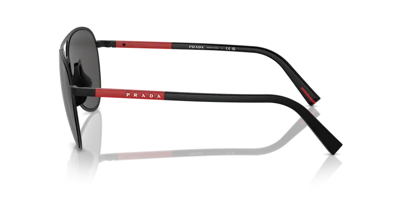 Prada Linea Rossa Occhiali da sole Uomo Grigio 837515 miniatura 3