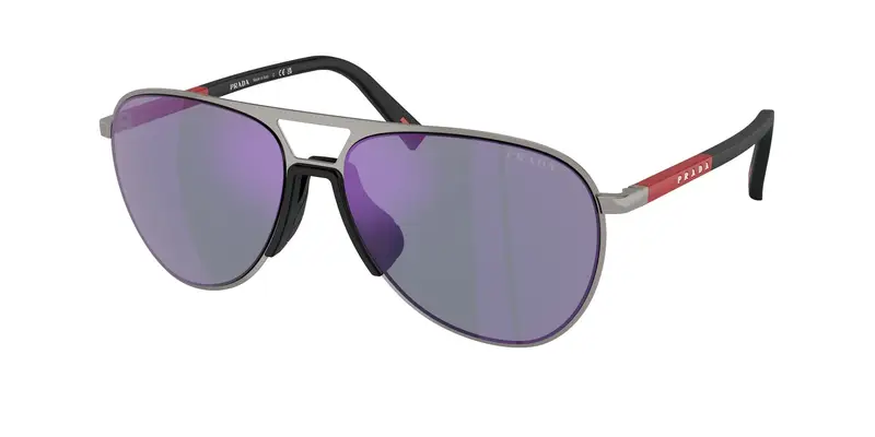 Prada Linea Rossa Occhiali da sole Uomo Grigio 837516