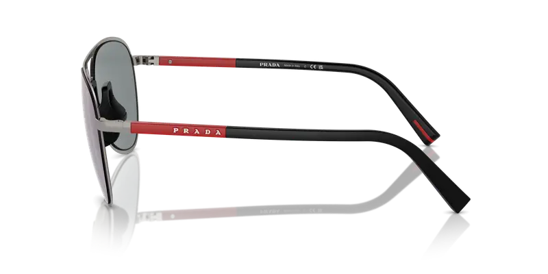 Prada Linea Rossa Occhiali da sole Uomo Blu 837516 miniatura 3