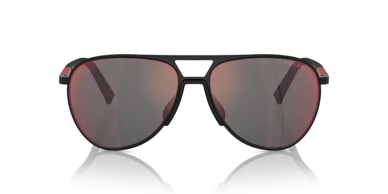 Prada Linea Rossa Occhiali da sole Uomo Grigio 837517 miniatura 2