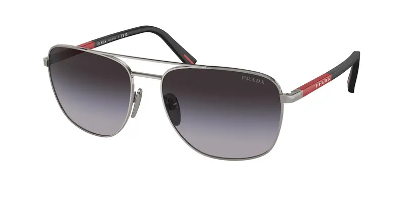 Prada Linea Rossa Occhiali da sole Uomo Grigio 837520