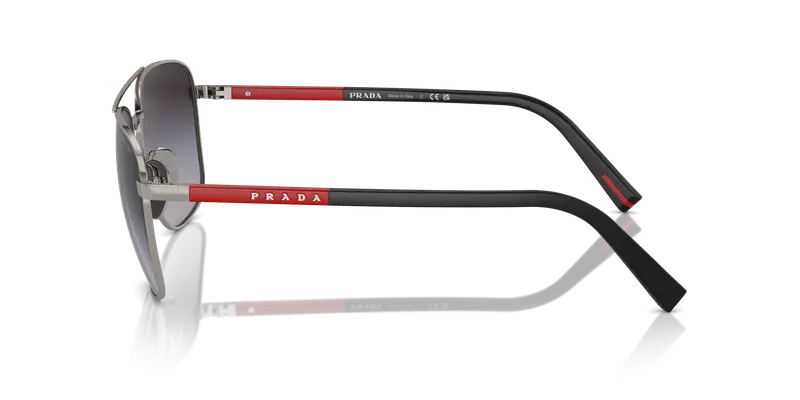 Prada Linea Rossa Occhiali da sole Uomo Grigio 837520 miniatura 3