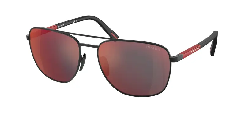 Prada Linea Rossa Occhiali da sole Uomo Nero 837521