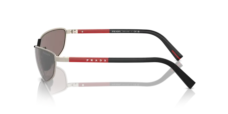 Prada Linea Rossa Occhiali da sole Uomo Marrone 837522 miniatura 3