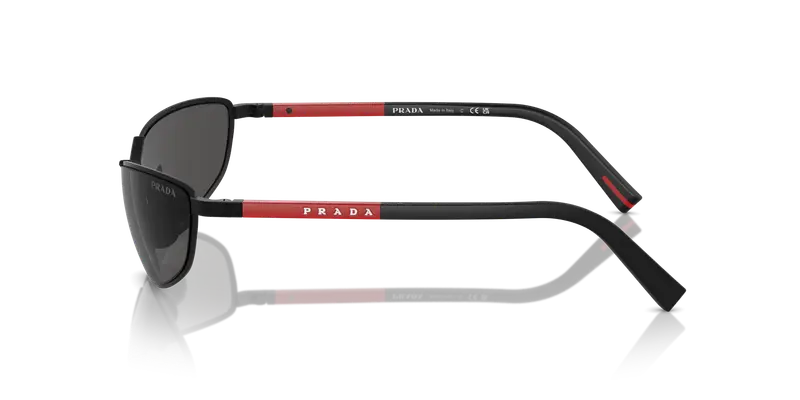 Prada Linea Rossa Occhiali da sole Uomo Grigio 837523 miniatura 3