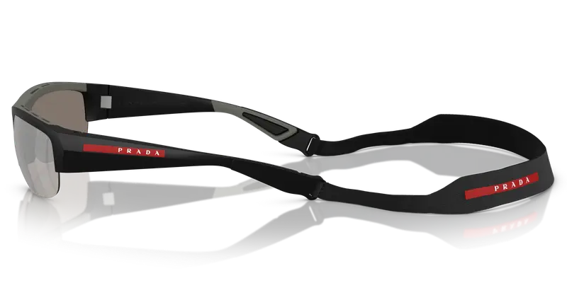 Prada Linea Rossa Occhiali da sole Uomo Grigio 845008 miniatura 3