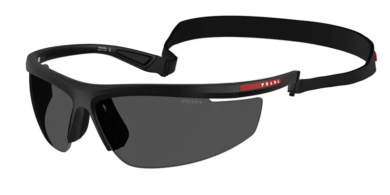 Prada Linea Rossa Occhiali da sole Uomo Nero 845001