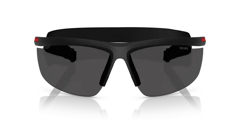 Prada Linea Rossa Occhiali da sole Uomo Grigio 845001 miniatura 2