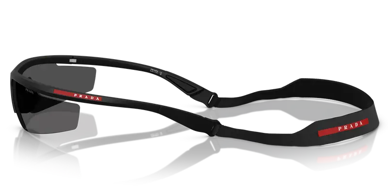 Prada Linea Rossa Occhiali da sole Uomo Grigio 845001 miniatura 3