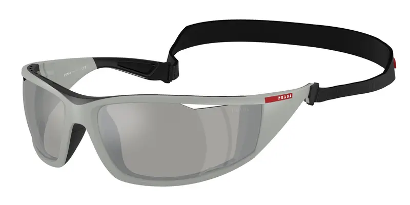 Prada Linea Rossa Occhiali da sole Uomo Grigio 845020