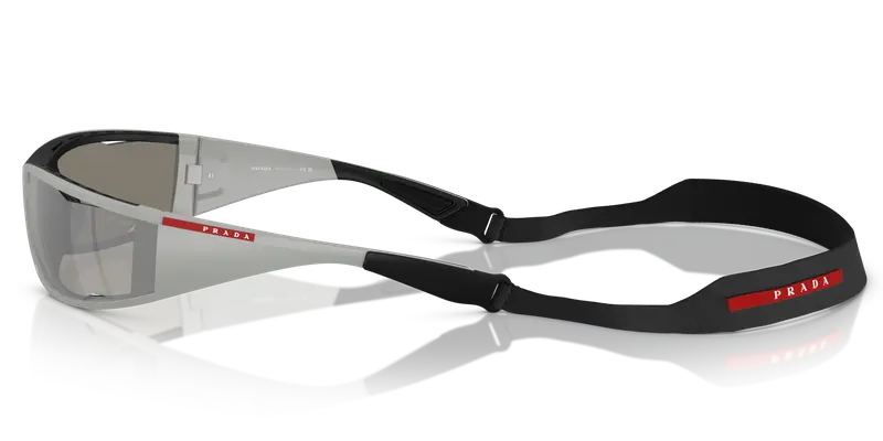 Prada Linea Rossa Occhiali da sole Uomo Grigio 845020 miniatura 3