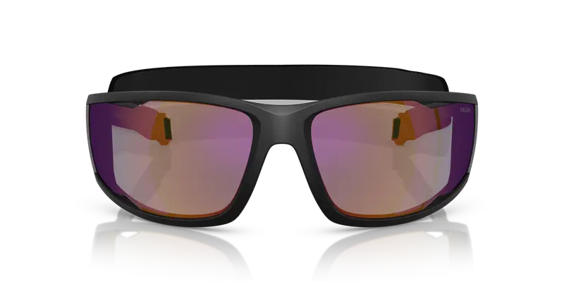 Prada Linea Rossa Occhiali da sole Uomo Blu 845019 miniatura 2