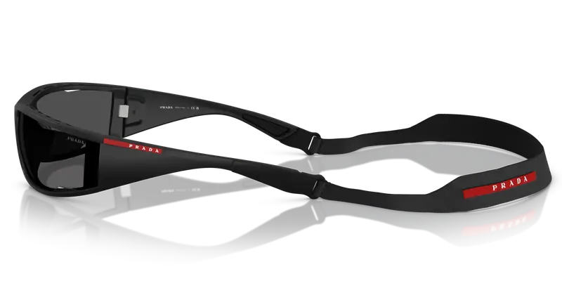 Prada Linea Rossa Occhiali da sole Uomo Grigio 845018 miniatura 3