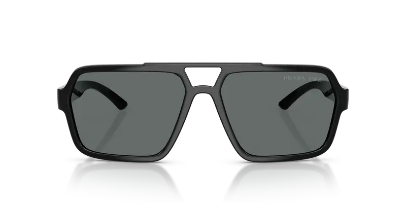 Prada Linea Rossa Occhiali da sole Uomo Grigio 847625 miniatura 2