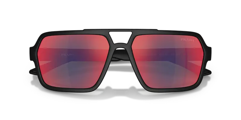 Prada Linea Rossa Occhiali da sole Uomo Grigio 847627 miniatura 3