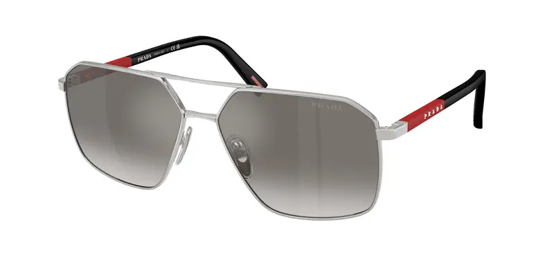 Prada Linea Rossa Occhiali da sole Uomo Grigio 845047