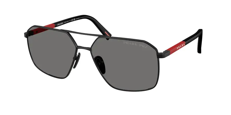 Prada Linea Rossa Occhiali da sole Uomo Nero 845046