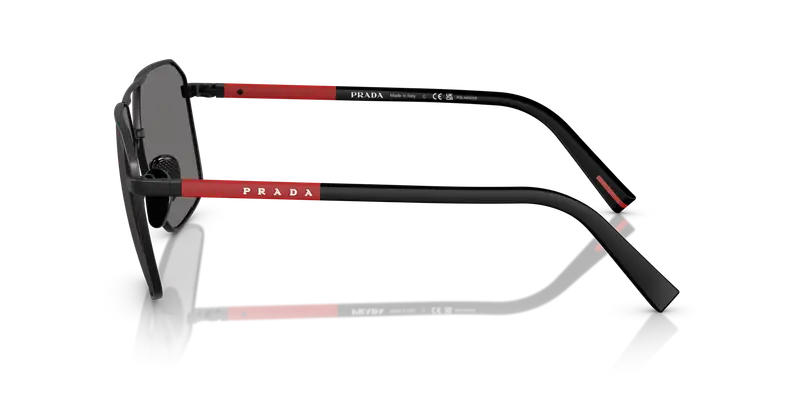 Prada Linea Rossa Occhiali da sole Uomo Grigio 845046 miniatura 3