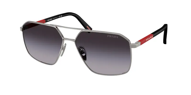 Prada Linea Rossa Occhiali da sole Uomo Grigio 845048