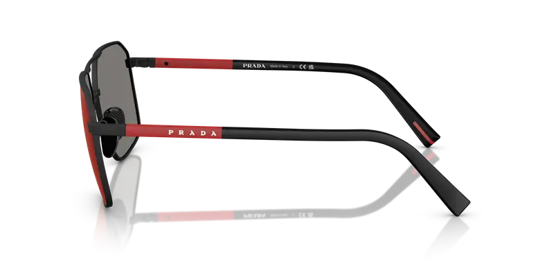 Prada Linea Rossa Occhiali da sole Uomo Grigio 845045 miniatura 3