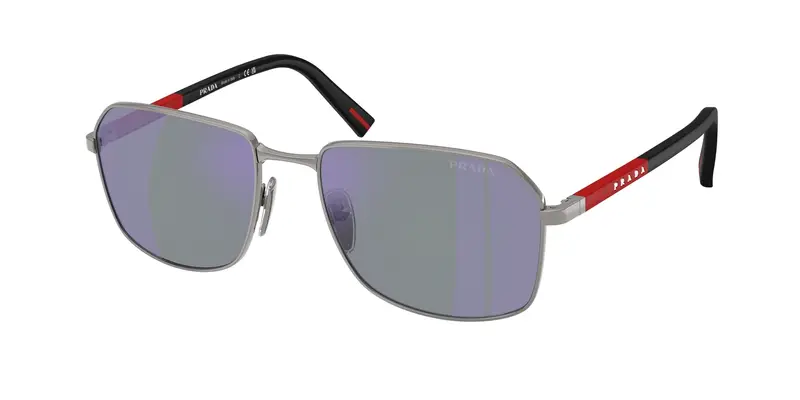Prada Linea Rossa Occhiali da sole Uomo Grigio 845051