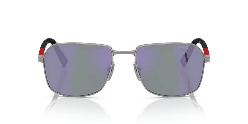 Prada Linea Rossa Occhiali da sole Uomo Blu 845051 miniatura 2