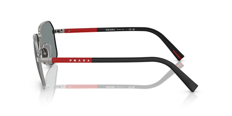 Prada Linea Rossa Occhiali da sole Uomo Blu 845051 miniatura 3