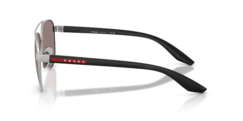 Prada Linea Rossa Occhiali da sole Uomo Grigio 847654 miniatura 3