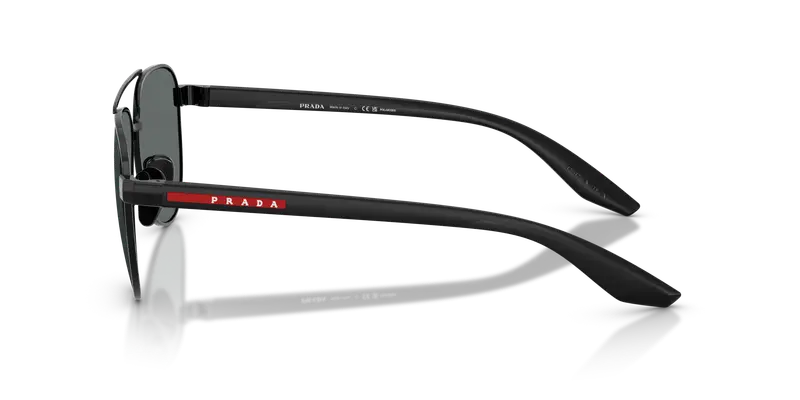 Prada Linea Rossa Occhiali da sole Uomo Grigio 847651 miniatura 3
