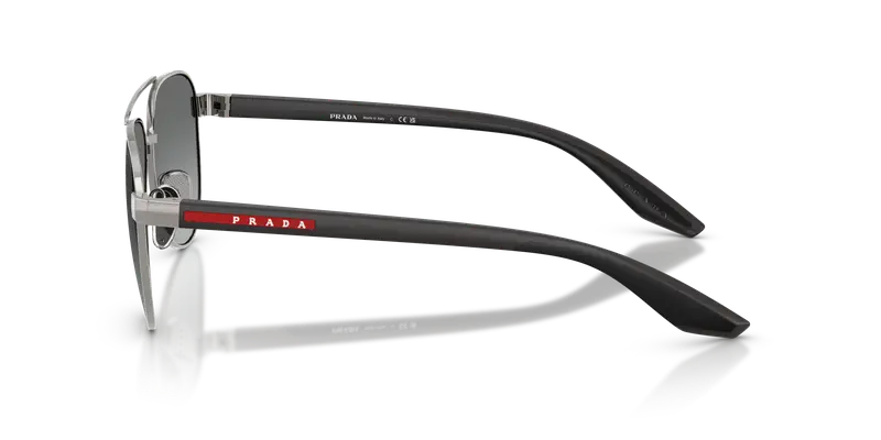 Prada Linea Rossa Occhiali da sole Uomo Grigio 847652 miniatura 3