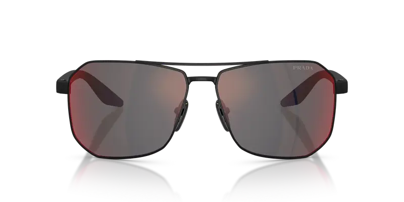 Prada Linea Rossa Occhiali da sole Uomo Grigio 847665 miniatura 2