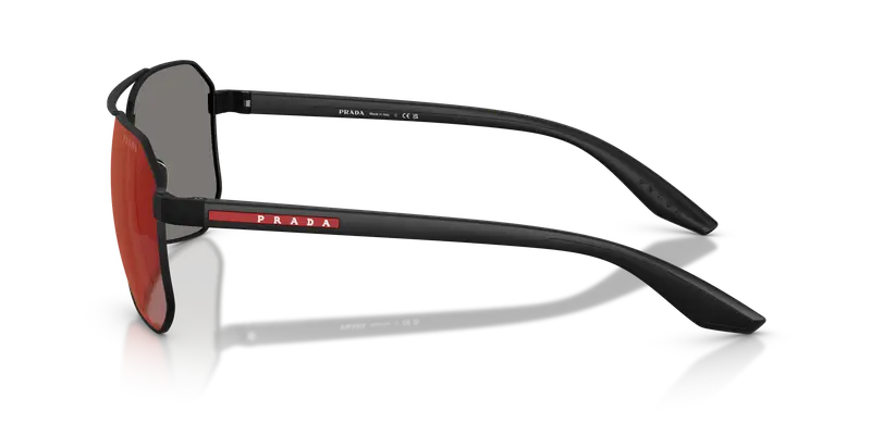 Prada Linea Rossa Occhiali da sole Uomo Grigio 847665 miniatura 3