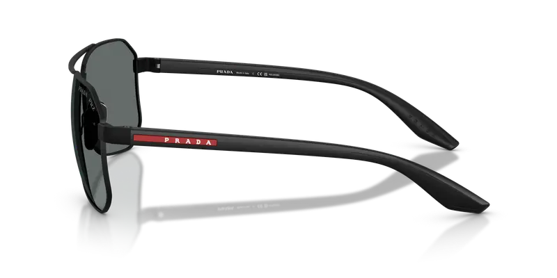 Prada Linea Rossa Occhiali da sole Uomo Grigio 847663 miniatura 3