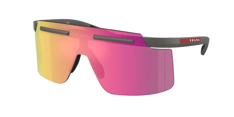 Prada Linea Rossa Occhiali da sole Uomo Grigio 3408009