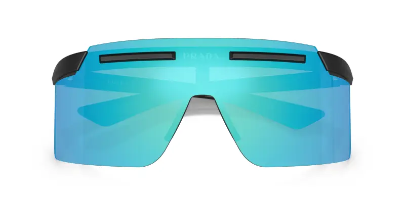 Prada Linea Rossa Occhiali da sole Uomo Nero 3377808 miniatura 2