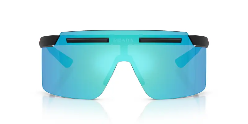 Prada Linea Rossa Occhiali da sole Uomo Nero 3377808 miniatura 3