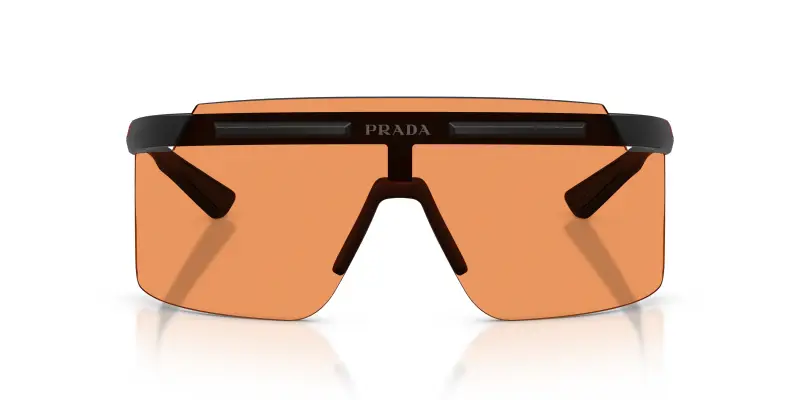 Prada Linea Rossa Occhiali da sole Uomo Arancione 3377807 miniatura 3