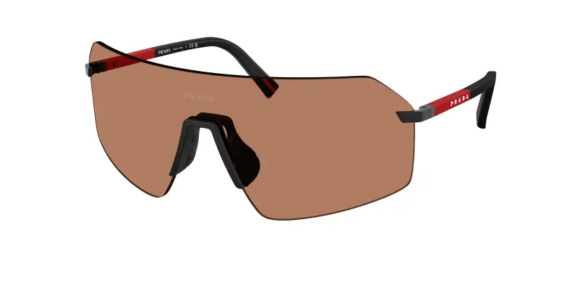 Prada Linea Rossa Occhiali da sole Uomo Nero 3377812