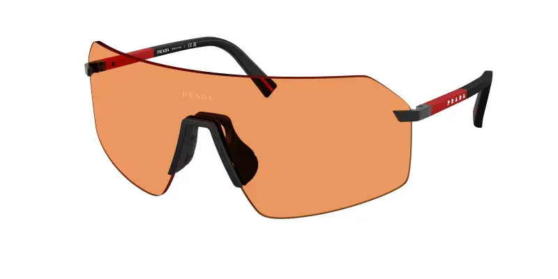 Prada Linea Rossa Occhiali da sole Uomo Nero 3377811